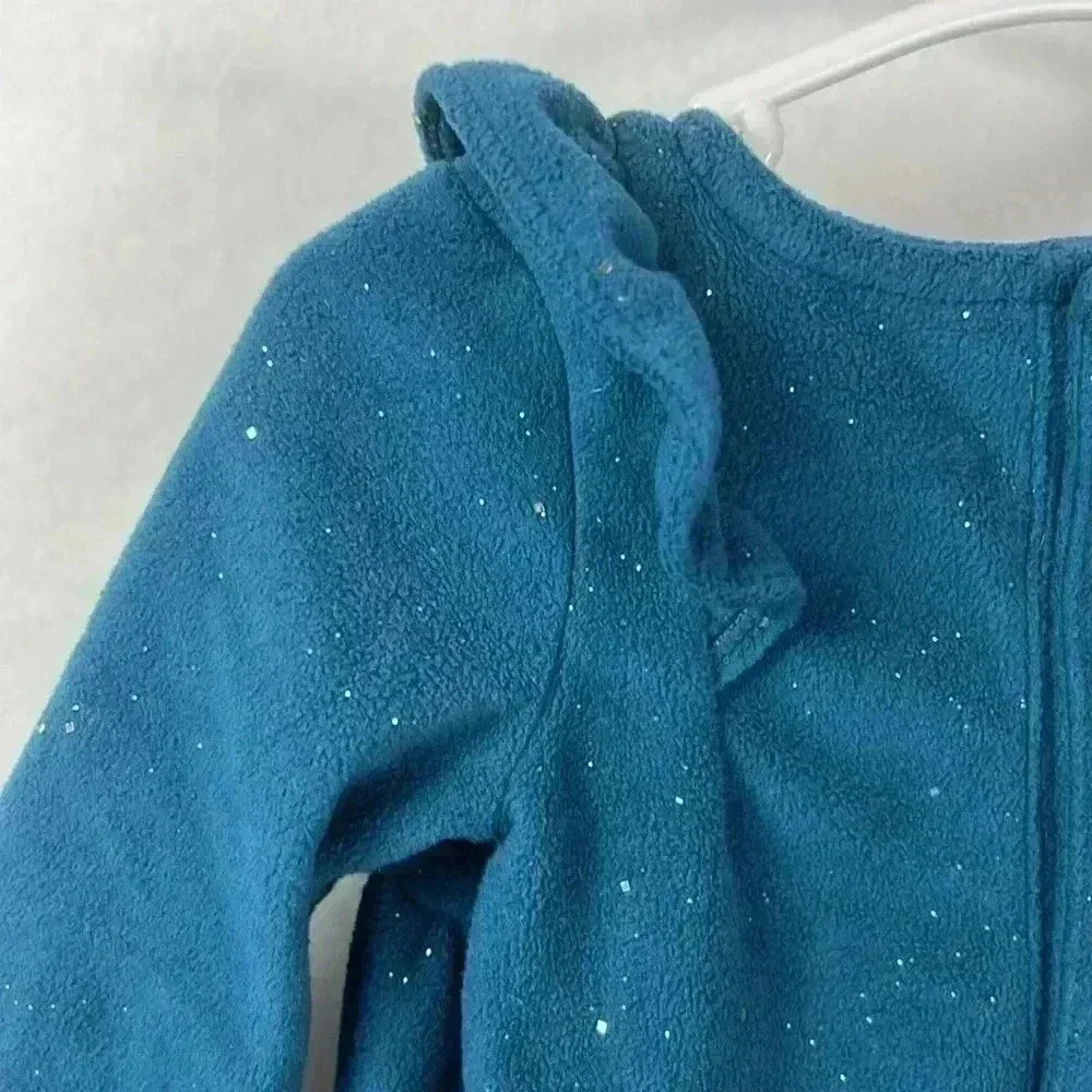 Baby Girl Fleece Body Suit | 6 Month Baby girl Outfit - Picture 6 of 8